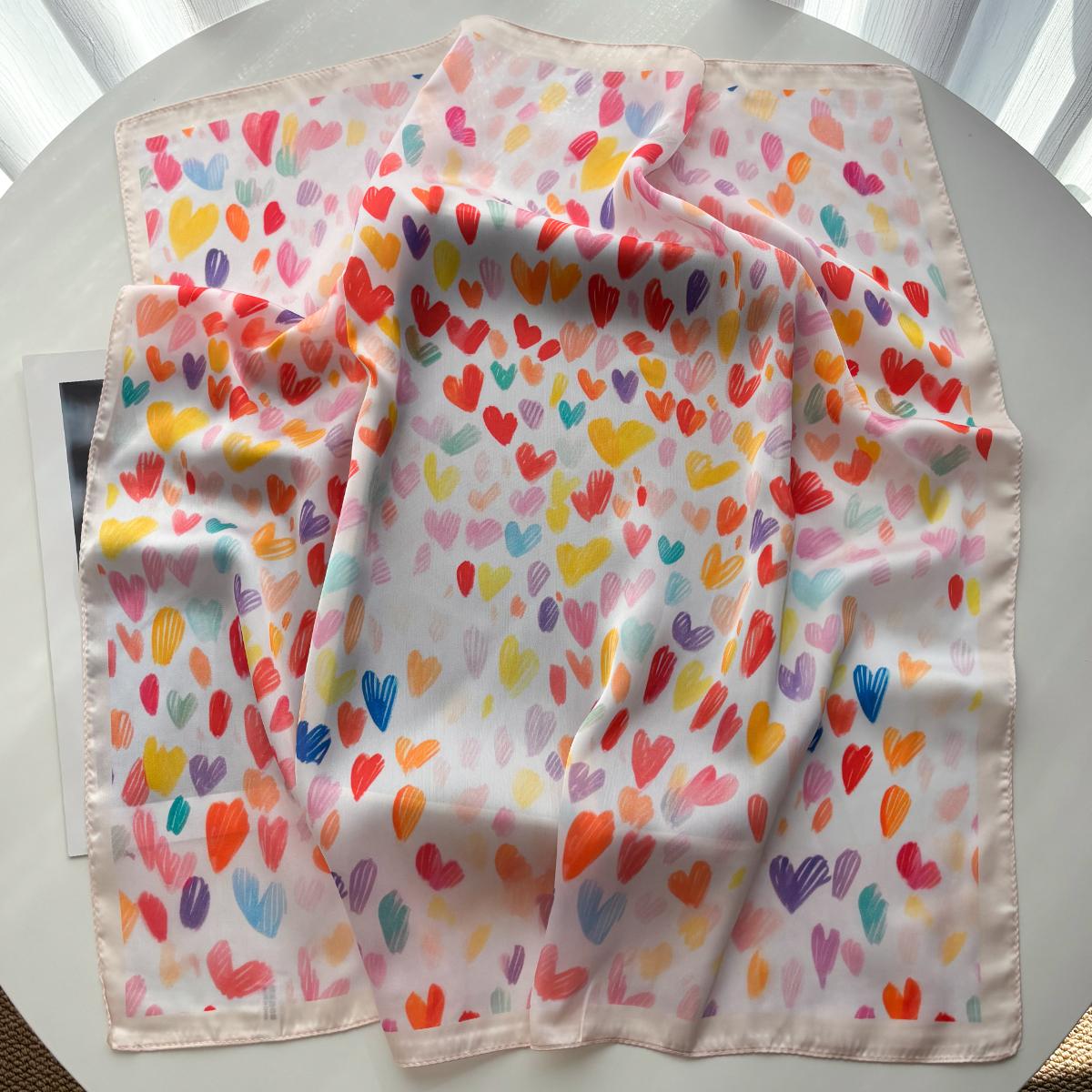 Luxury Square Scarf For Women Cute Ladies Hijab Neckerchief Soft Stain Imitation Silk Scarves Elegant Shawl For Daily Wear
Luxury Square Scarf For Women Cute Ladies Hijab Neckerchief Soft Stain Imitation Silk Scarves Elegant Shawl For Daily Wear