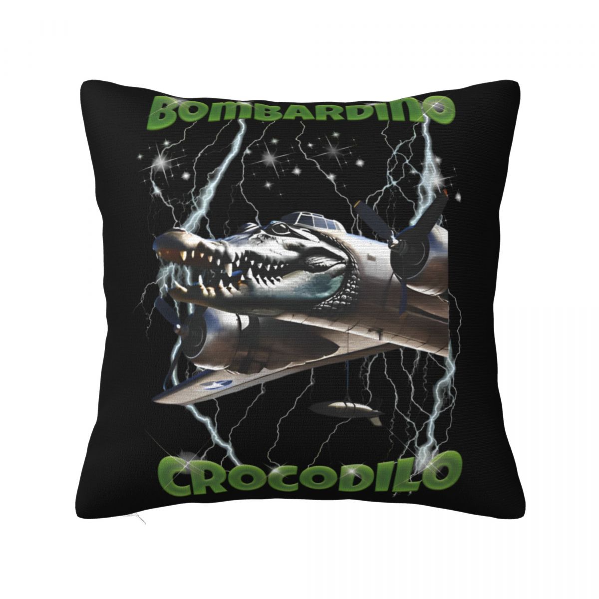Смішні наволочки Bombardiro Crocodilo для ліжка, машини, італійський мем, подушка-антистрес, крутий домашній декор, наволочка 4545 30x30cm
Смішні наволочки Bombardiro Crocodilo для ліжка, машини, італійський мем, подушка-антистрес, крутий домашній декор, наволочка 4545 30x30cm