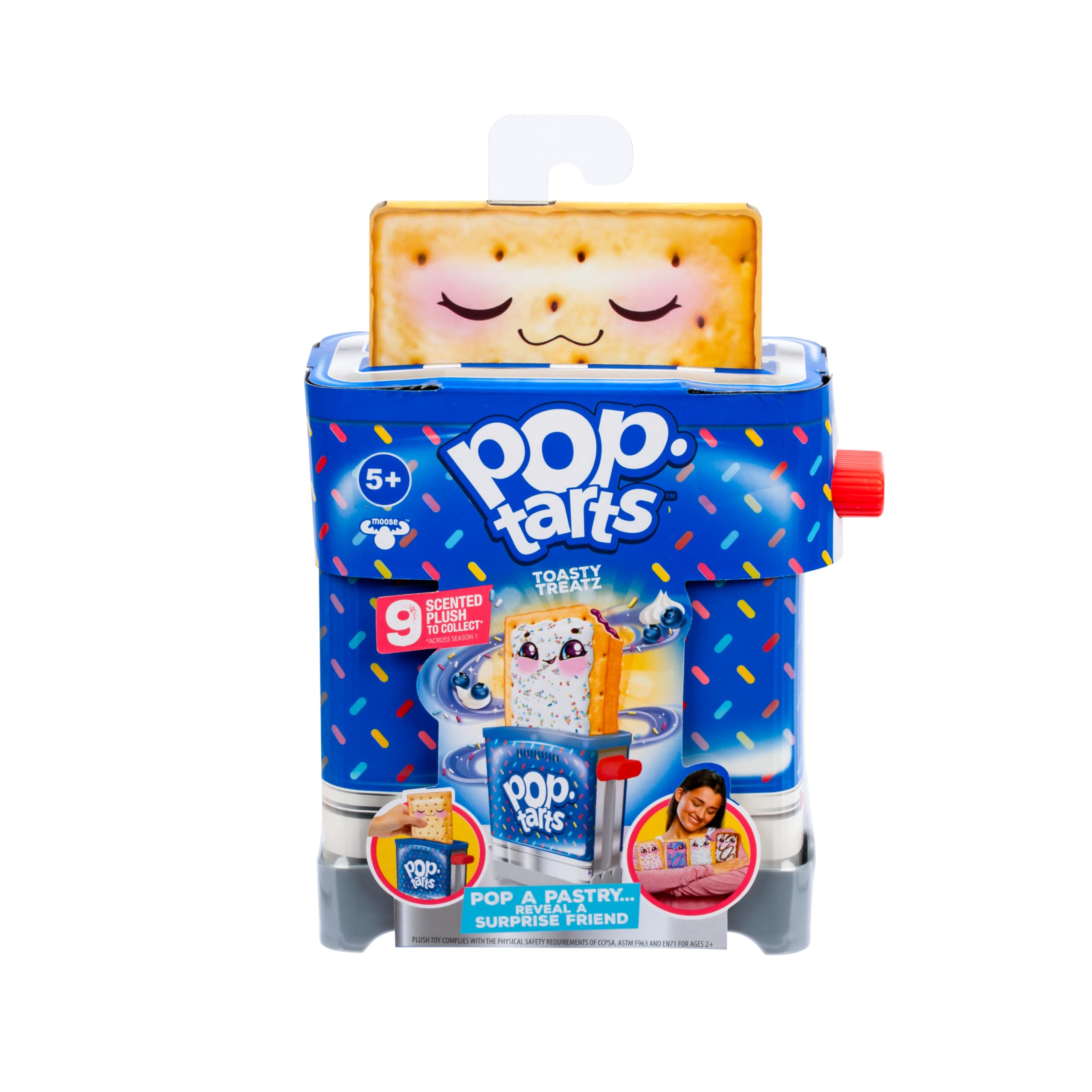 Cookeez Makery Toasty Treatz Плюшевые игрушки с ароматом тостера для пушистого сюрприза, набивной друг Pop-Tarts™ мягкий, Pop-Tart
Cookeez Makery Toasty Treatz Плюшевые игрушки с ароматом тостера для пушистого сюрприза, набивной друг Pop-Tarts™ мягкий, Pop-Tart