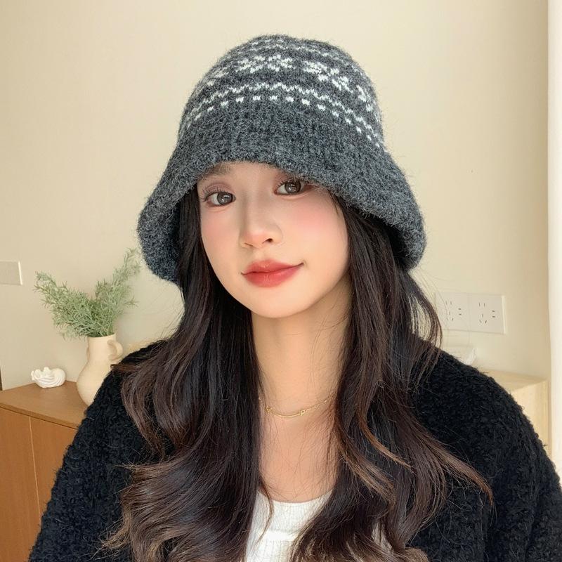 Флисовая теплая шапка Осенне-зимняя шапка Женская ретро шляпа-ведро Жаккардовая вязаная шерстяная шапка One Size
Флисовая теплая шапка Осенне-зимняя шапка Женская ретро шляпа-ведро Жаккардовая вязаная шерстяная шапка One Size