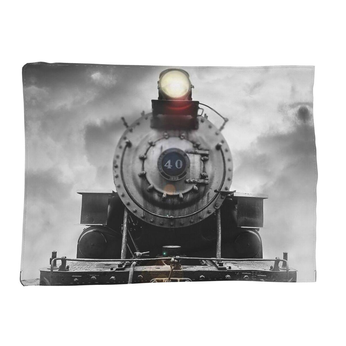 The Steam Age Of Old Trains Blankets Soft Warm Flannel Throw Blanket Bedding for Bed Living room Picnic Travel Home Sofa 80x120cm
The Steam Age Of Old Trains Blankets Soft Warm Flannel Throw Blanket Bedding for Bed Living room Picnic Travel Home Sofa 80x120cm