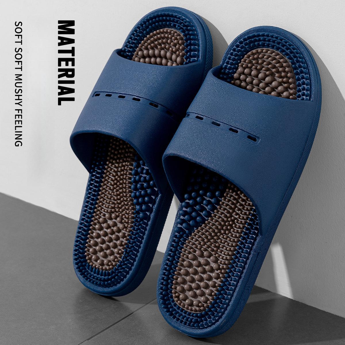 Massage slippers for men in summer, indoor home, bathroom, bathing, foot massage, foot massage, anti slip, cool slippers for men 44-45 сірий
Massage slippers for men in summer, indoor home, bathroom, bathing, foot massage, foot massage, anti slip, cool slippers for men 44-45 сірий