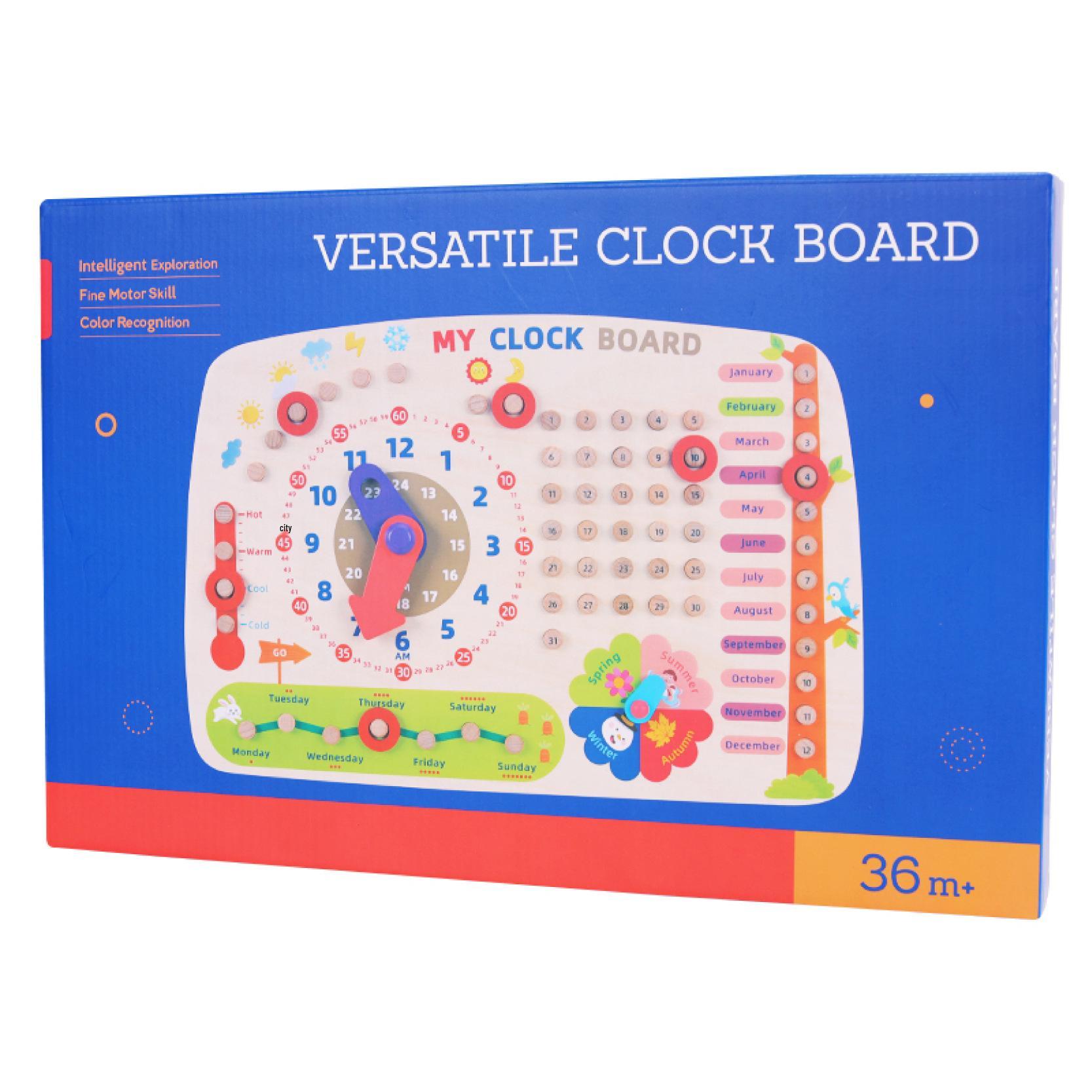 Wooden Educational Clock Toy for Toddlers: Learn Time, Numbers, and Early Math
Wooden Educational Clock Toy for Toddlers: Learn Time, Numbers, and Early Math