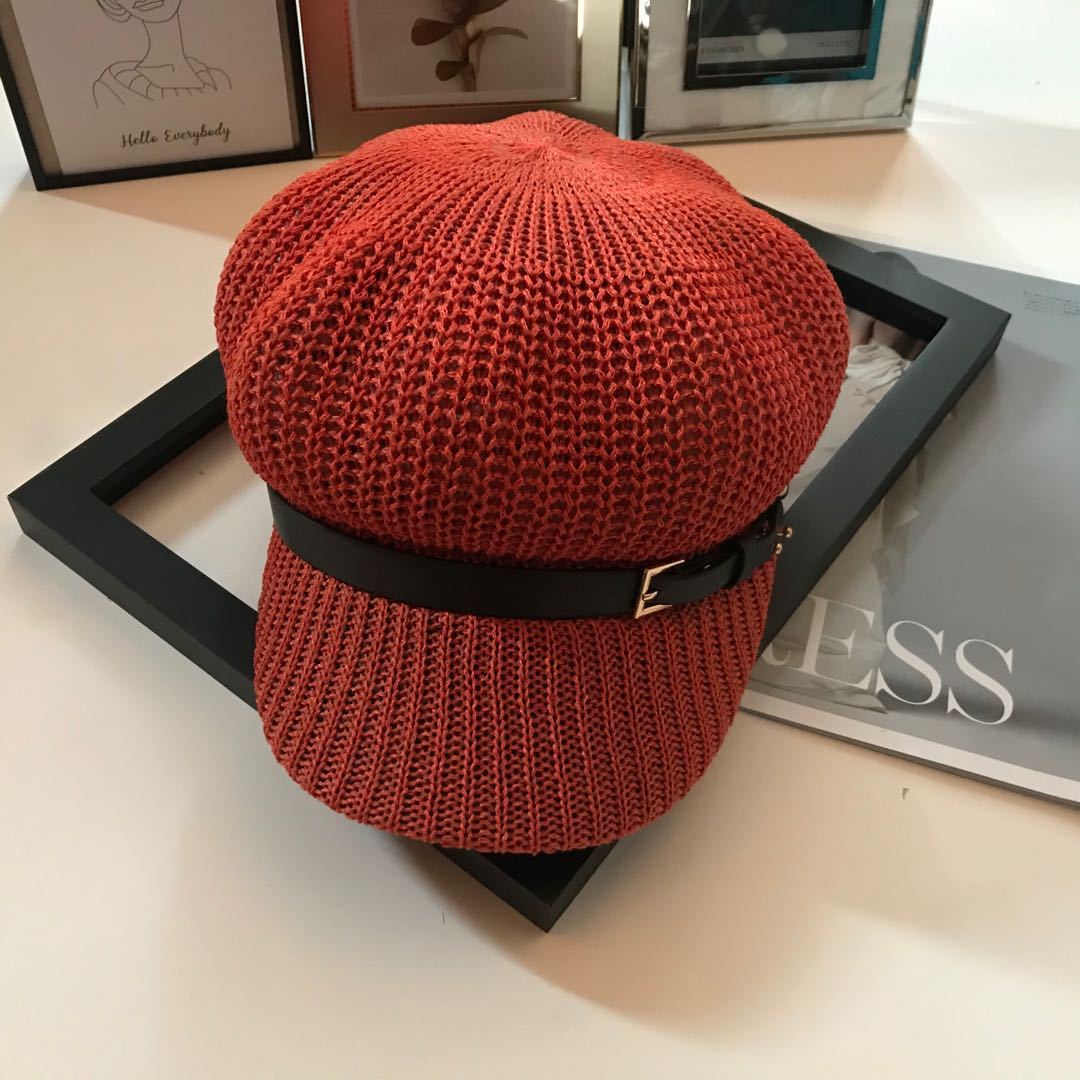 Hat Women s Day Versatile Milk Silk Beret Hat Travel Sun Hat Sunscreen Duck Tongue Octagonal Hat Straw Hat M(56-58cm)
Hat Women s Day Versatile Milk Silk Beret Hat Travel Sun Hat Sunscreen Duck Tongue Octagonal Hat Straw Hat M(56-58cm)