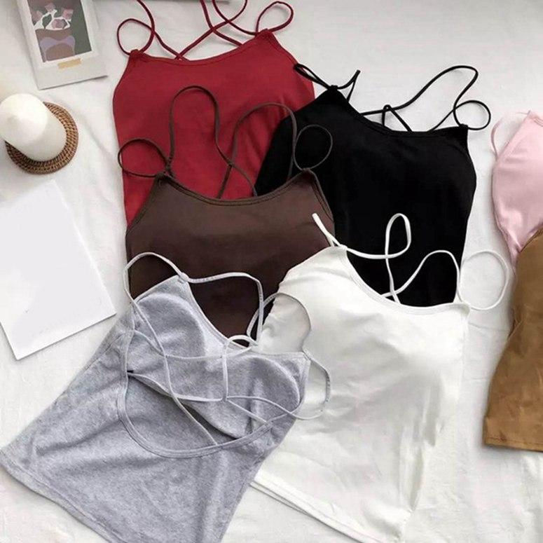 Женщины Лето Сексуальный кроссовер Halter Короткий Укороченный Пупок Camisole Нижняя Рубашка Топ
Женщины Лето Сексуальный кроссовер Halter Короткий Укороченный Пупок Camisole Нижняя Рубашка Топ