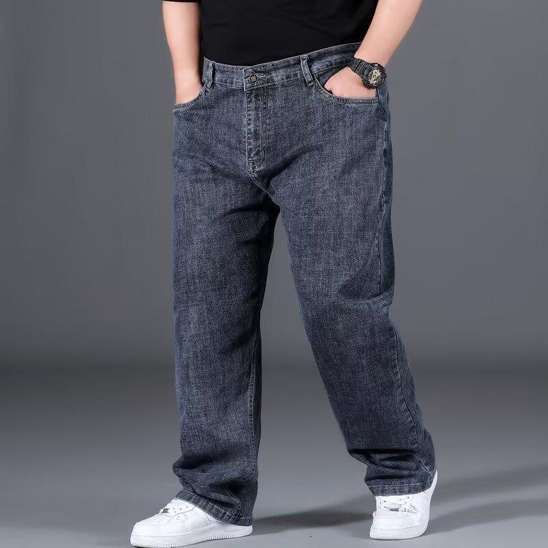 Loose Straight Leg Men s Jeans plus Size Denim Pants Autumn Style Big Size Youth Fashion Basic Model Long Trousers 46
Loose Straight Leg Men s Jeans plus Size Denim Pants Autumn Style Big Size Youth Fashion Basic Model Long Trousers 46