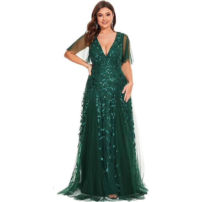 Plus Size Sequin Mesh Mermaid Bridesmaid & Evening Gown US 16W
Plus Size Sequin Mesh Mermaid Bridesmaid & Evening Gown US 16W