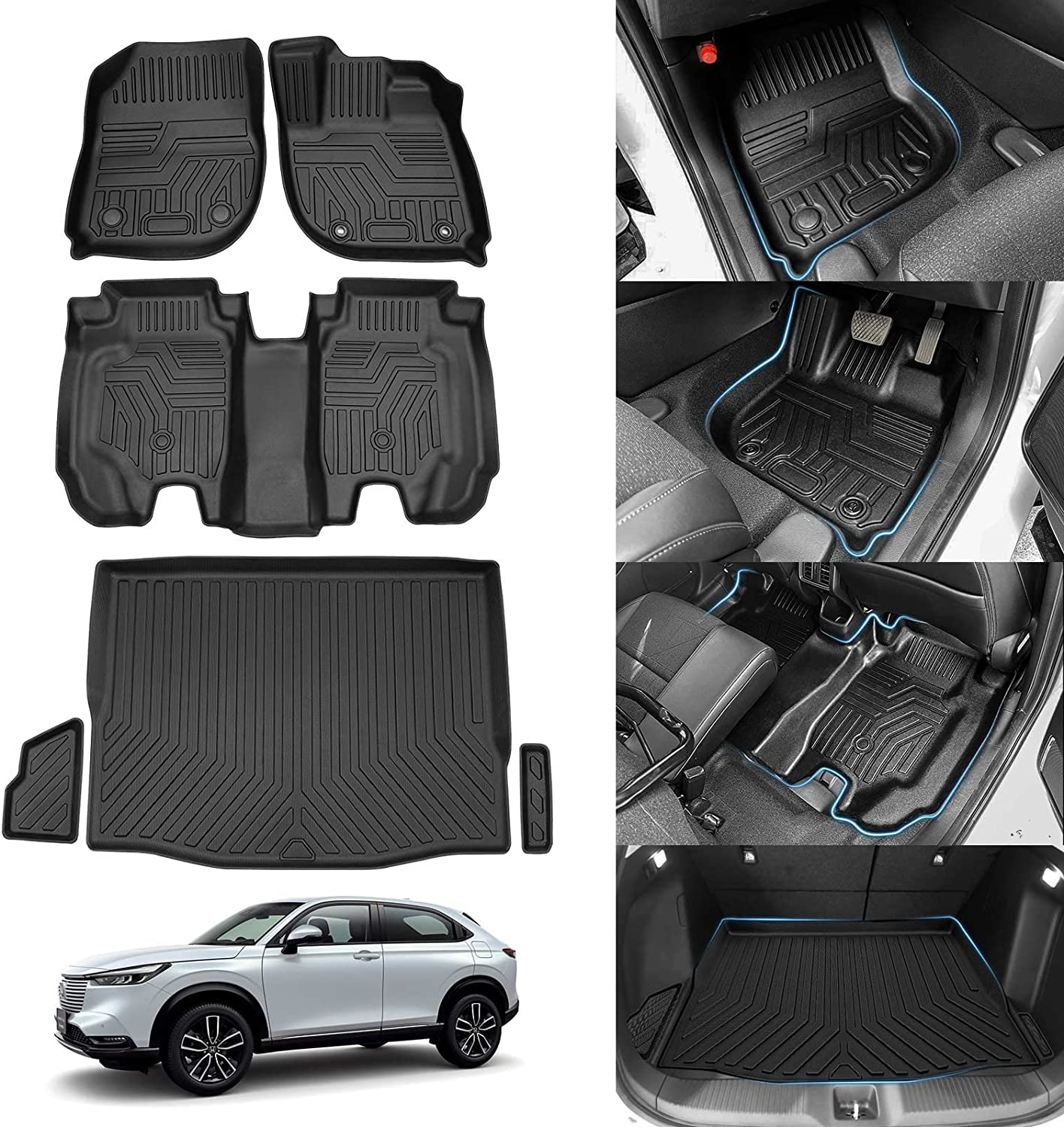 Jiooy Honda New Vezel Серия RV Комплект ковриков для пола и багажника VEZEL RV3 RV4 RV5 RV6 3D Автомобильный коврик Водонепроницаемый коврик Коврик для багажника автомобиля Высокий бортик Устойчивый к пятнам
Jiooy Honda New Vezel Серия RV Комплект ковриков для пола и багажника VEZEL RV3 RV4 RV5 RV6 3D Автомобильный коврик Водонепроницаемый коврик Коврик для багажника автомобиля Высокий бортик Устойчивый к пятнам