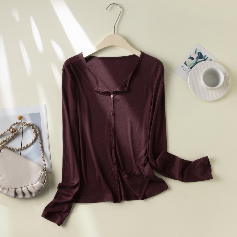 2026 Hangzhou Women s Summer Mulberry Silk Lyocell Cardigan: Versatile, Round Neck, Long Sleeve, Refreshingly Simple. Small
2026 Hangzhou Women s Summer Mulberry Silk Lyocell Cardigan: Versatile, Round Neck, Long Sleeve, Refreshingly Simple. Small