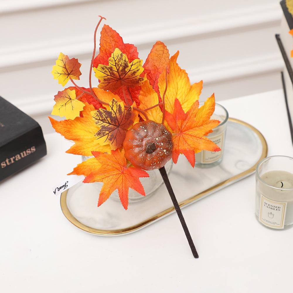 Autumn Harvest Maple Leaf Wreath with Pumpkins, Pine Cones & Red Berries - Halloween Decoration Prop See Details
Autumn Harvest Maple Leaf Wreath with Pumpkins, Pine Cones & Red Berries - Halloween Decoration Prop See Details