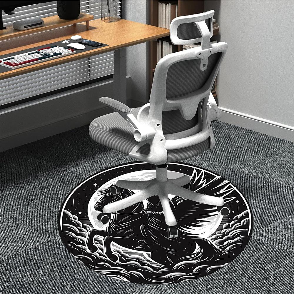 1pcNight Rider Flying Horseman Office Round Area Rug, Indoor Mat Suitable ForOffice, Under Office Chairs Bedroom Living Room Home Decor, Room Deco 80cm by 80cm
1pcNight Rider Flying Horseman Office Round Area Rug, Indoor Mat Suitable ForOffice, Under Office Chairs Bedroom Living Room Home Decor, Room Deco 80cm by 80cm
