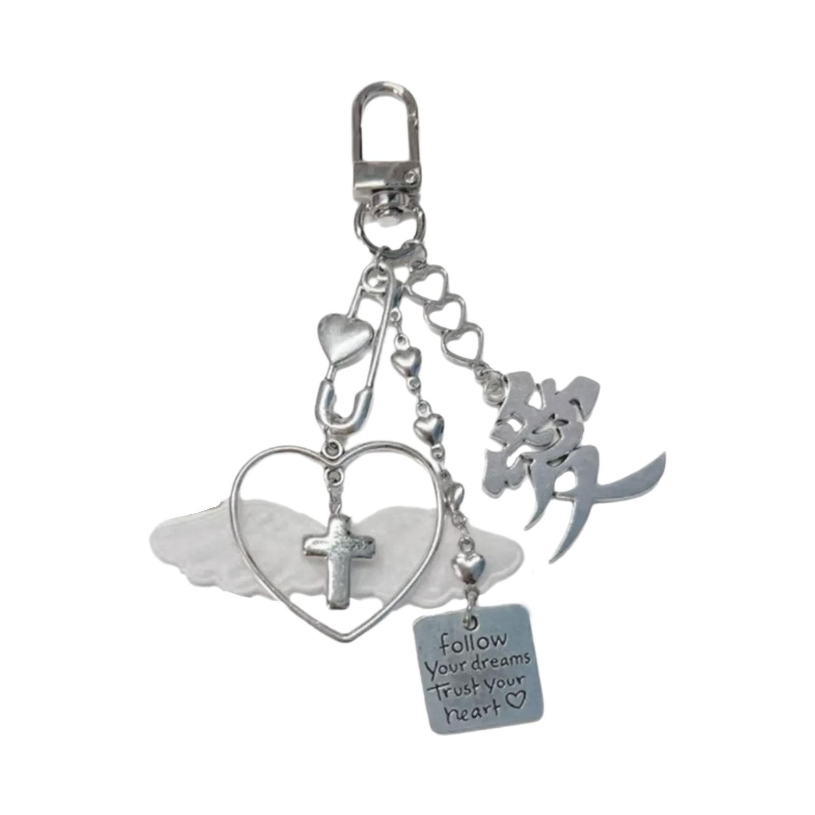 Elegant Sturdy Alloy Crosses and Bowknot Keychain Pendant for Fashionable Women and Stylish Accessory Lovers Use 2
Elegant Sturdy Alloy Crosses and Bowknot Keychain Pendant for Fashionable Women and Stylish Accessory Lovers Use 2