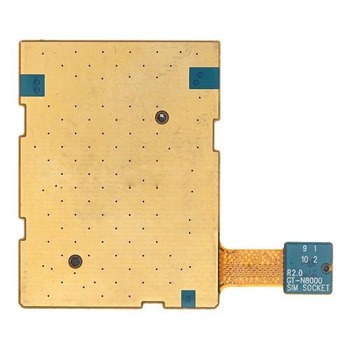 SIM Card Slot Contact Flex Cable without Metal Bracket for Samsung Galaxy Note 10.1 N8000 OEM A
SIM Card Slot Contact Flex Cable without Metal Bracket for Samsung Galaxy Note 10.1 N8000 OEM A