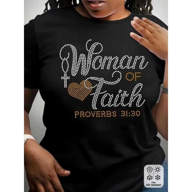 Women s Proverbs 31:30 Print T-Shirt Crew Neck Short Sleeve Casual Christian All-Season Top S чёрный
Women s Proverbs 31:30 Print T-Shirt Crew Neck Short Sleeve Casual Christian All-Season Top S чёрный