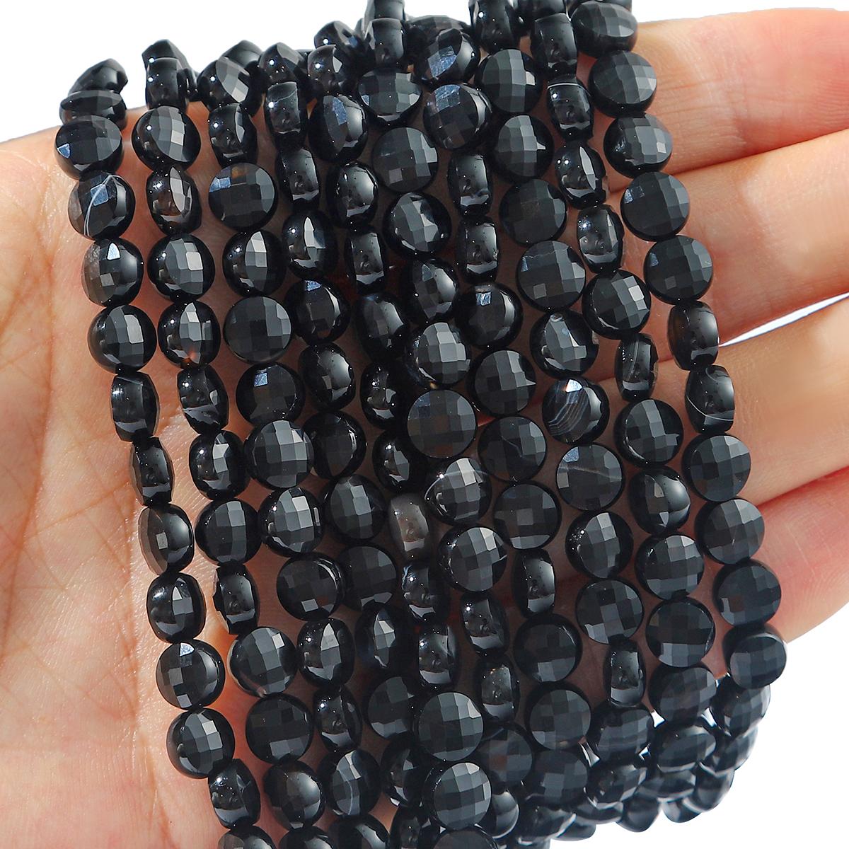 6 мм, 60 шт. Двостороннє різання з натурального каменю з бісеру, виготовлення ювелірних виробів своїми руками, браслет, намисто Black Onyx
6 мм, 60 шт. Двостороннє різання з натурального каменю з бісеру, виготовлення ювелірних виробів своїми руками, браслет, намисто Black Onyx