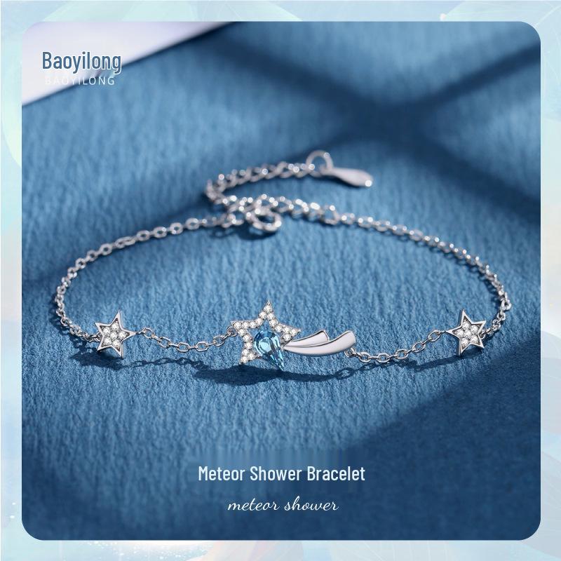 S925 Silver Versatile Austrian Crystal Star Necklace, Clavicle Chain, and Earrings Set for Women 925 Silver
S925 Silver Versatile Austrian Crystal Star Necklace, Clavicle Chain, and Earrings Set for Women 925 Silver