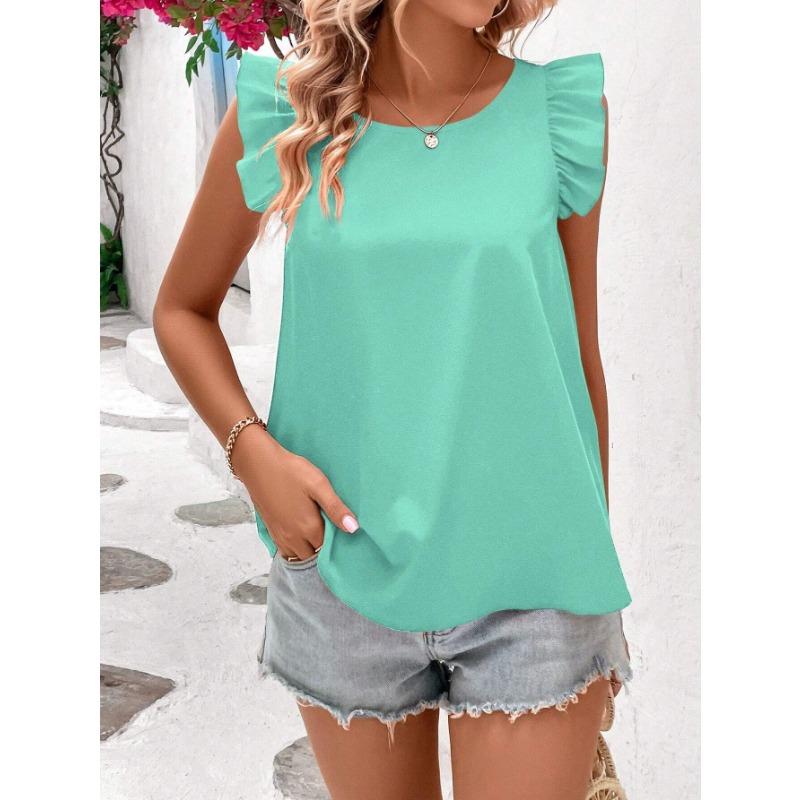 Женский летний жилет, модный эластичный топ без рукавов с рукавами-крылышками сзади 2XL зелёный
Женский летний жилет, модный эластичный топ без рукавов с рукавами-крылышками сзади 2XL зелёный