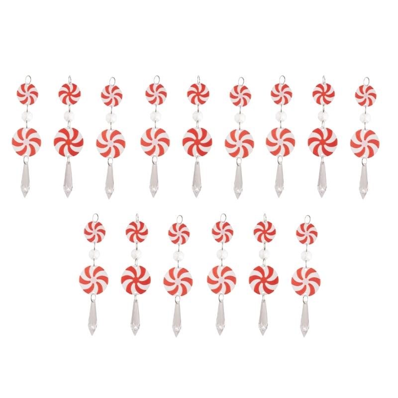 Set of 15 Elegant Christmas Tree Hanging Pendant Festival Candy Cane Cone Hanging Charm for Christmas Tree Decoration 1
Set of 15 Elegant Christmas Tree Hanging Pendant Festival Candy Cane Cone Hanging Charm for Christmas Tree Decoration 1