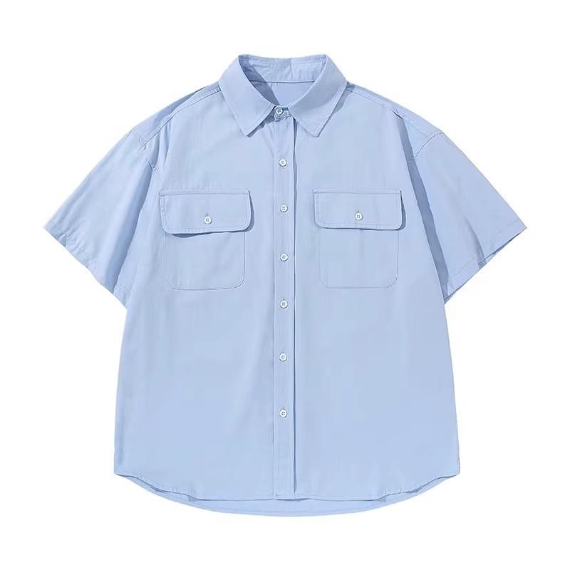 Men s Light Blue Denim Short Sleeve Shirt Casual Pocket Detail Streetwear Top M синій
Men s Light Blue Denim Short Sleeve Shirt Casual Pocket Detail Streetwear Top M синій