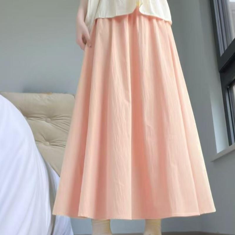 Women s Light Color High-Waist A-Line Pleated Maxi Skirt - Summer Thin-Fabric Flared Umbrella Silhouette for Slim Fit S жёлтый
Women s Light Color High-Waist A-Line Pleated Maxi Skirt - Summer Thin-Fabric Flared Umbrella Silhouette for Slim Fit S жёлтый