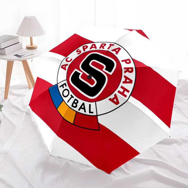 AC Sparta Prague pattern, automatic folding umbrella, portable and foldable design, 8 ribs, a Christmas or birthday gift.
AC Sparta Prague pattern, automatic folding umbrella, portable and foldable design, 8 ribs, a Christmas or birthday gift.
