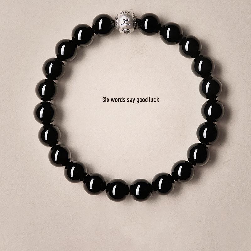 Справжній браслет Знак Зодіаку Мир з шестизначною мантрою з обсидіану Bead Diameter 6mm
Справжній браслет Знак Зодіаку Мир з шестизначною мантрою з обсидіану Bead Diameter 6mm