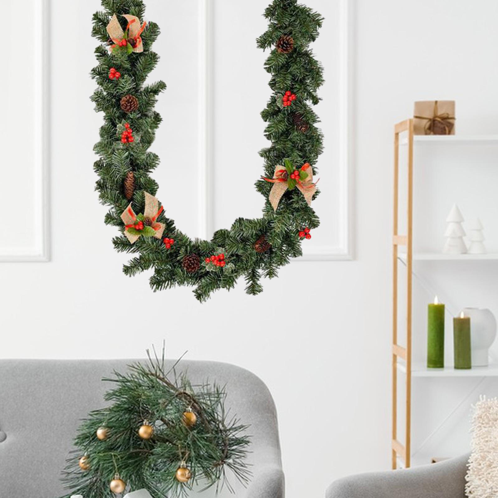 Artificial Christmas Garland,Christmas Decoration,5.9 Feet Long Xmas Garland with Red Berries,Green
Artificial Christmas Garland,Christmas Decoration,5.9 Feet Long Xmas Garland with Red Berries,Green