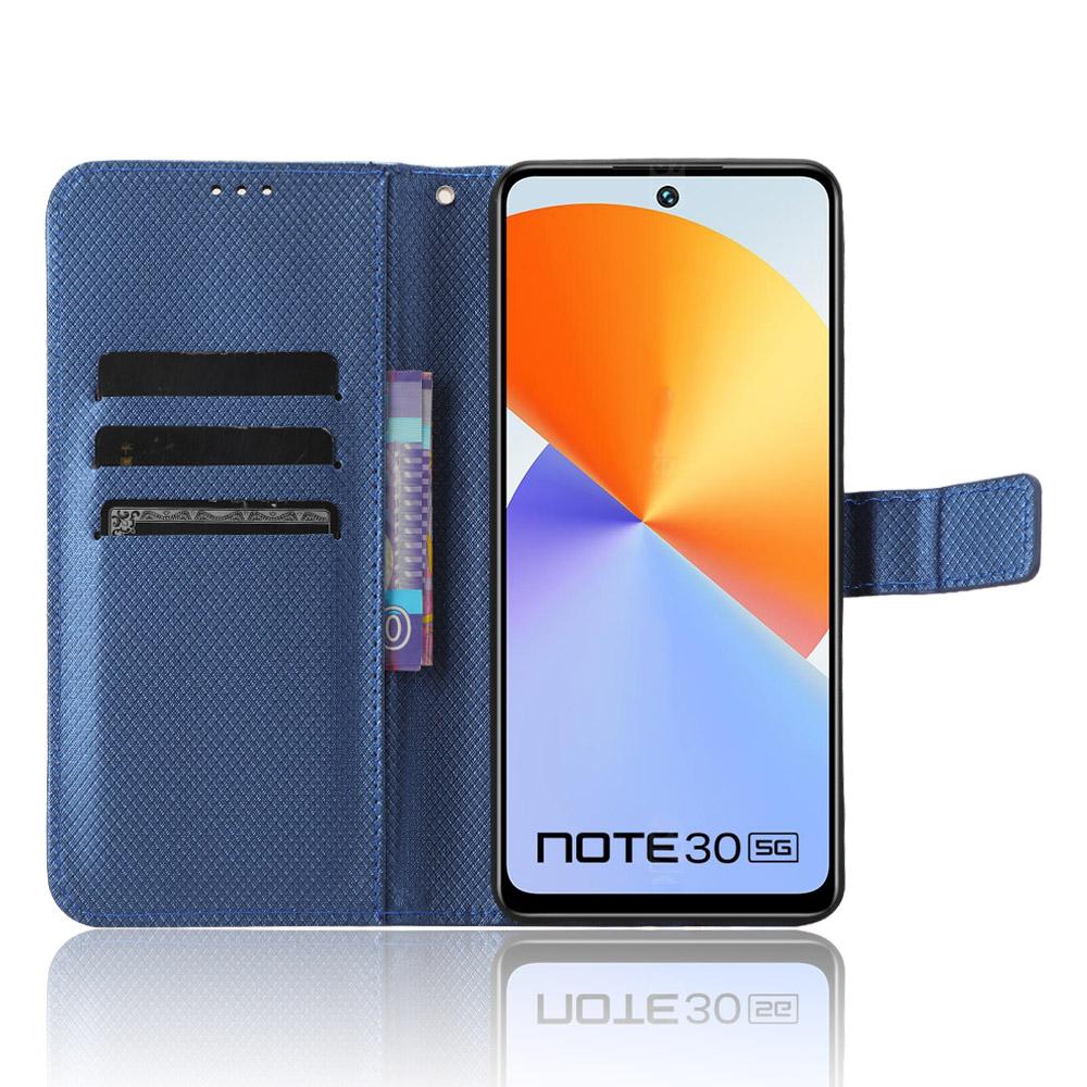 For Infinix Note 30 5G X6711 PU Leather Wallet Phone Case Diamond Texture Phone Stand Cover Blue
For Infinix Note 30 5G X6711 PU Leather Wallet Phone Case Diamond Texture Phone Stand Cover Blue