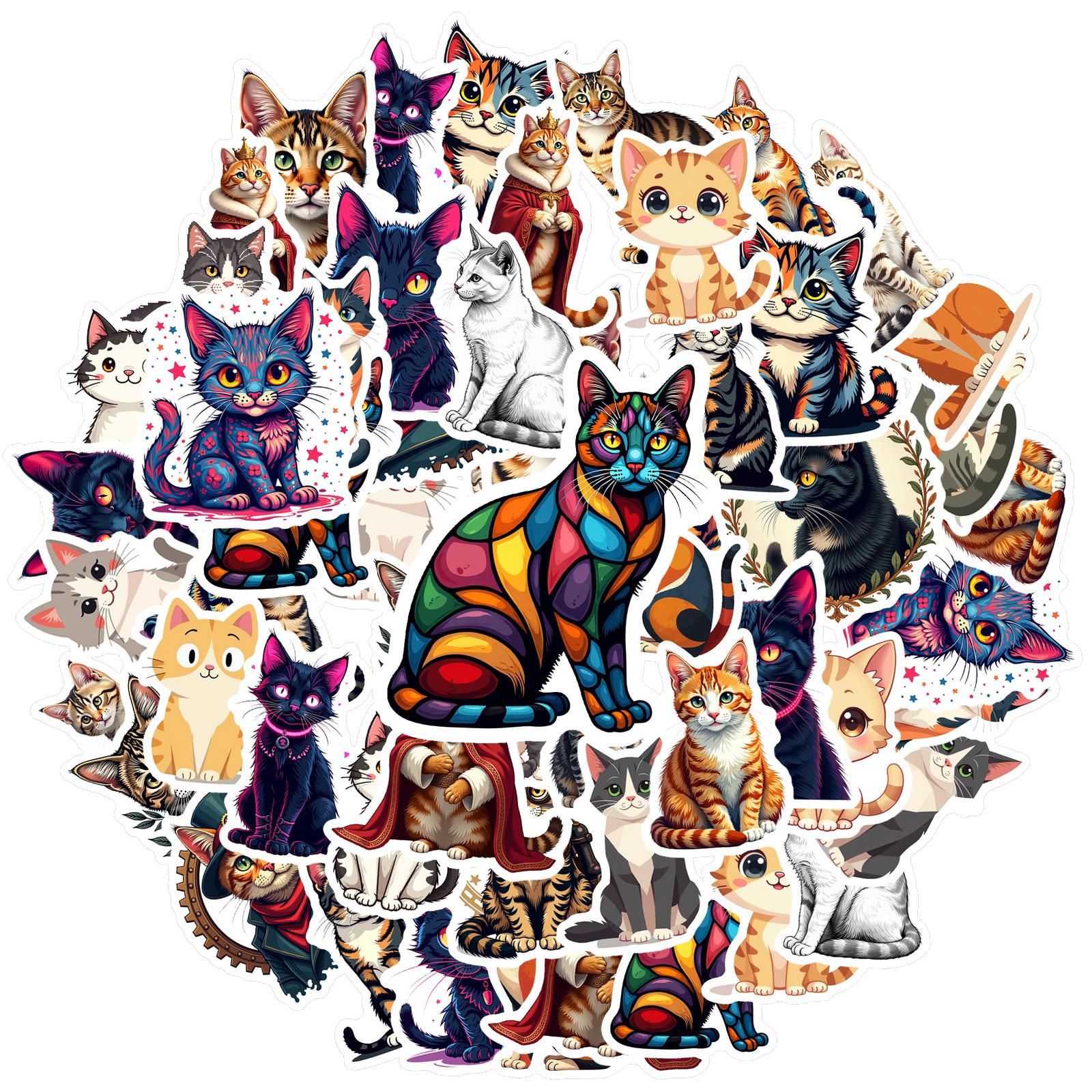 35-70pcs Lifelike Cat Stickers Cute Meow Style Graffiti Waterproof Decoration Diy Luggage Computer Phone Skateboard Sticker
35-70pcs Lifelike Cat Stickers Cute Meow Style Graffiti Waterproof Decoration Diy Luggage Computer Phone Skateboard Sticker