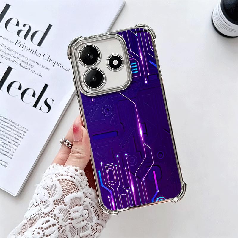 Circuit Board Desgin Soft Phone Case For Xiaomi Redmi Note 14 15 Pro Plus 13 12 11S 11T 5G 10 9S 9 Plating Anti-Fall Fundas Redmi Note 14 4G
Circuit Board Desgin Soft Phone Case For Xiaomi Redmi Note 14 15 Pro Plus 13 12 11S 11T 5G 10 9S 9 Plating Anti-Fall Fundas Redmi Note 14 4G