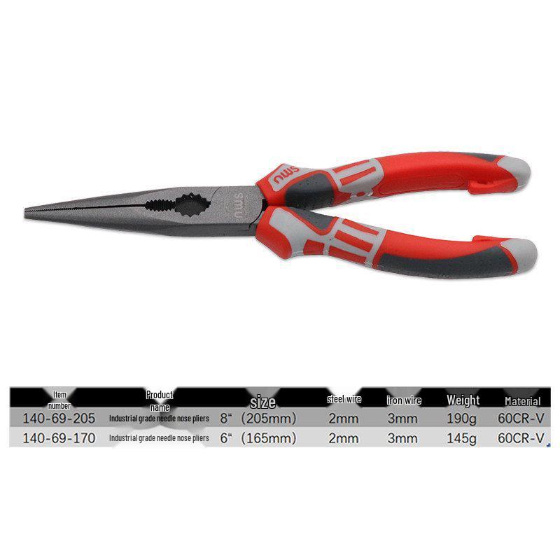 SMU 6 , 7 , 8 Angled Industrial-Grade Diagonal Pliers for Electricians, Ideal for Cutting Steel Wire
SMU 6 , 7 , 8 Angled Industrial-Grade Diagonal Pliers for Electricians, Ideal for Cutting Steel Wire