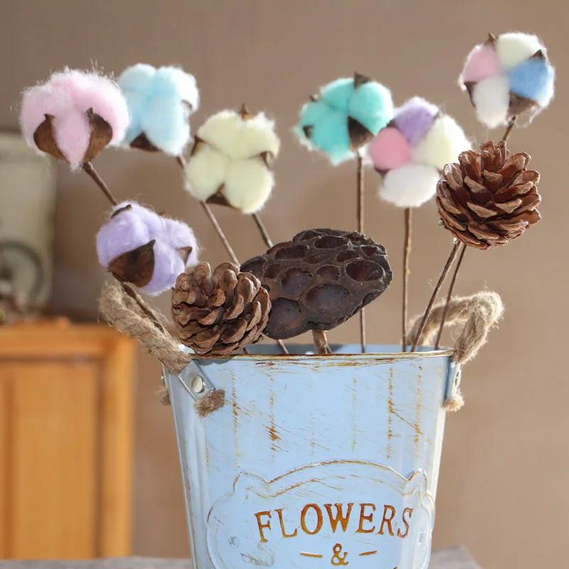 Natural Dried Cotton Flower with Steel DIY Crafts Decorative Pressed Dried Flowers for Home Party Wedding Blue
Natural Dried Cotton Flower with Steel DIY Crafts Decorative Pressed Dried Flowers for Home Party Wedding Blue