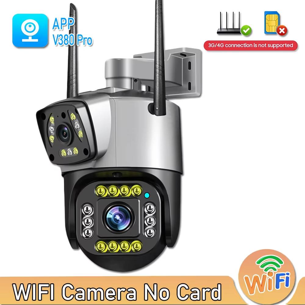 LS VISION Dual Lens WiFi IP Camera 8MP 4K Surveillance Cameras Wireless Outdoor Smart Home Night Vision V380 Digital Zoom PTZ CCTV Camara WIFI Cam No Card
LS VISION Dual Lens WiFi IP Camera 8MP 4K Surveillance Cameras Wireless Outdoor Smart Home Night Vision V380 Digital Zoom PTZ CCTV Camara WIFI Cam No Card