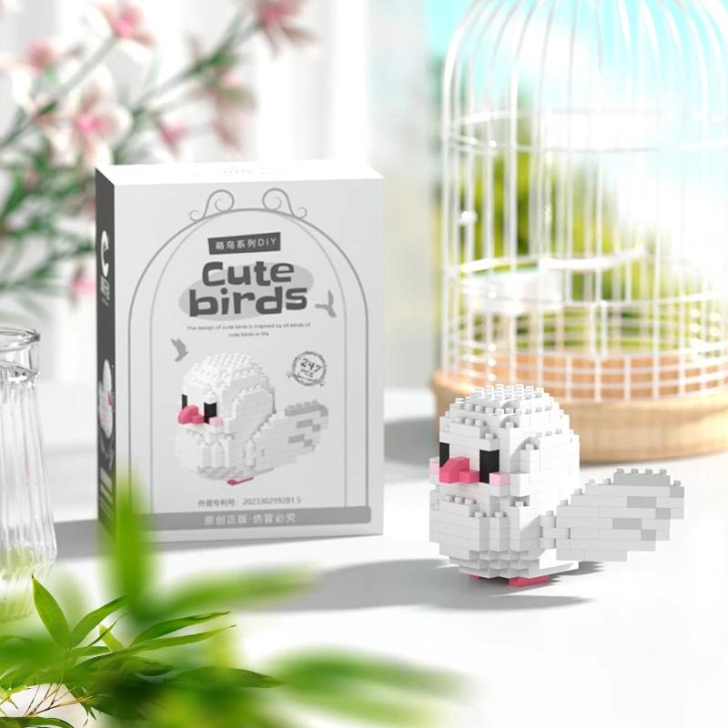 Cute Bird Parrot Construction Blocks Parakeet Animation Sparrow Fly Birds Pet Animal Small Diamond Blocks Assemble Toys For Kids Gifts
Cute Bird Parrot Construction Blocks Parakeet Animation Sparrow Fly Birds Pet Animal Small Diamond Blocks Assemble Toys For Kids Gifts