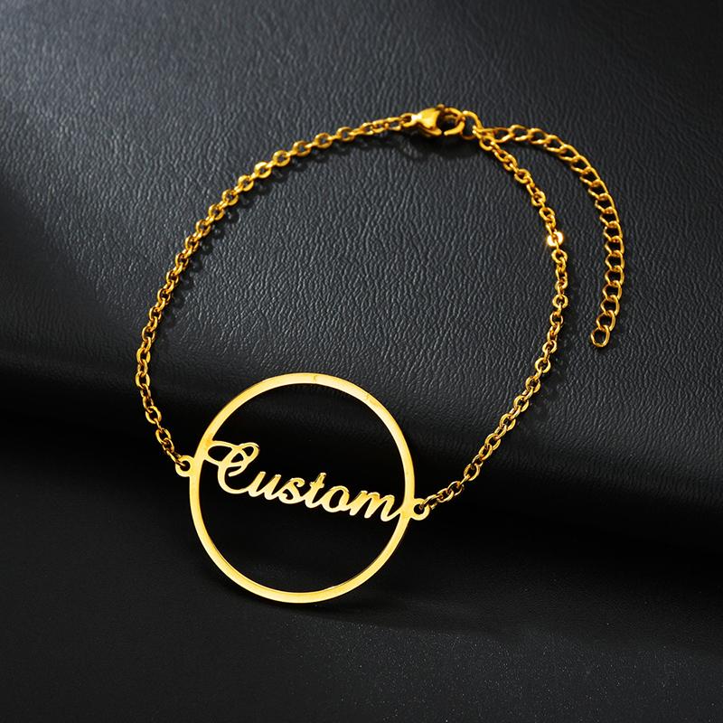 Atoztide New Customized Name Bracelet Personalized Thick Chain for Women Stainless Steel Gold Color Bangle Chrismas Gift silver color&19cm
Atoztide New Customized Name Bracelet Personalized Thick Chain for Women Stainless Steel Gold Color Bangle Chrismas Gift silver color&19cm
