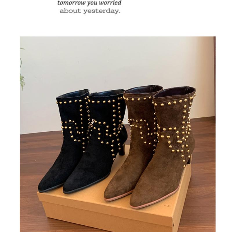 Чоботи-мартін з гострим носком та прикрасами-заклепками - Нові нековзні зносостійкі амортизаційні модні трендові чоботи, що не втомлюють ноги, з підтримкою склепіння стопи 42 коричневий
Чоботи-мартін з гострим носком та прикрасами-заклепками - Нові нековзні зносостійкі амортизаційні модні трендові чоботи, що не втомлюють ноги, з підтримкою склепіння стопи 42 коричневий