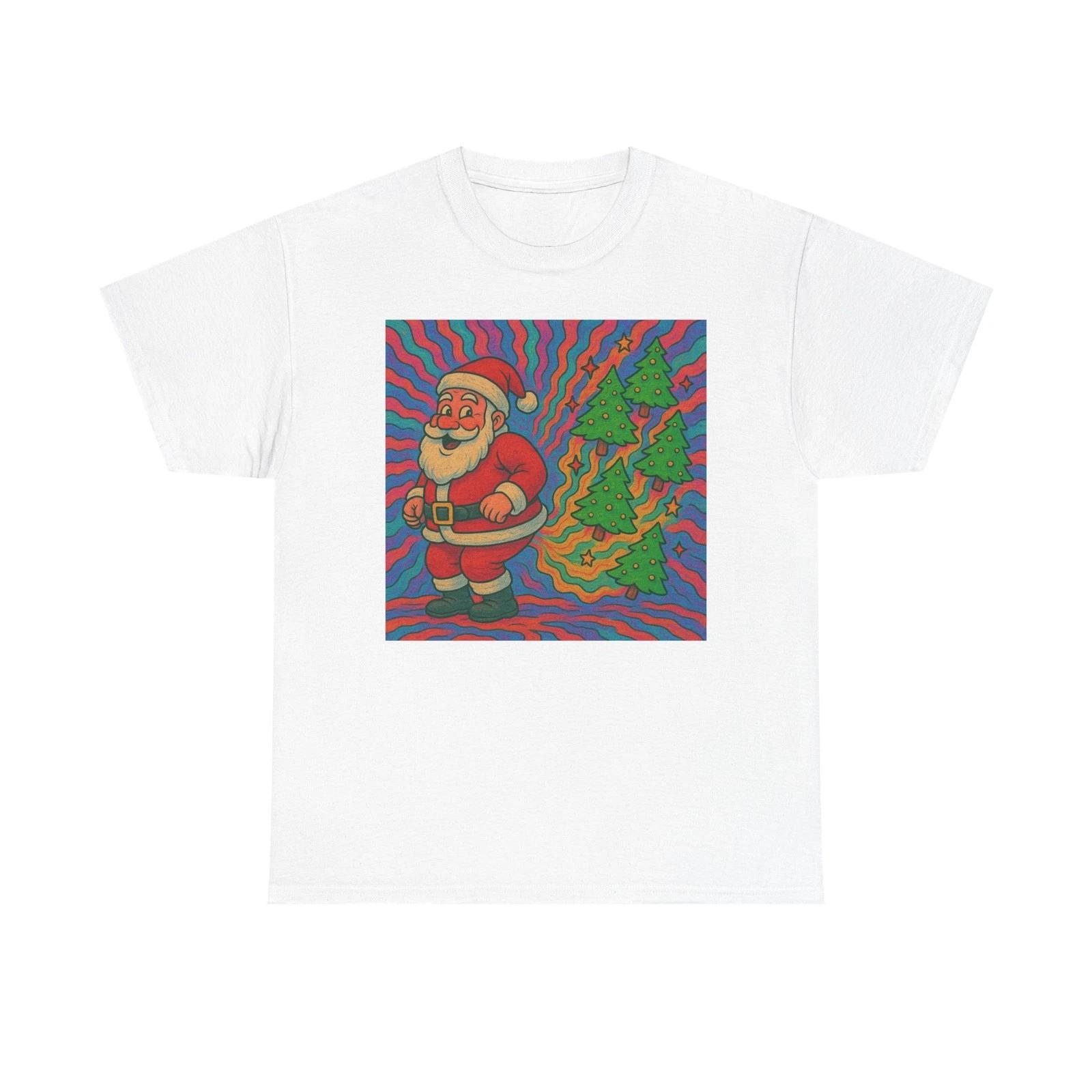 Santa Christmas Tree Cakes Funny Graphic T Shirt Trippy Unisex Heavy Cotton Tee 2XL
Santa Christmas Tree Cakes Funny Graphic T Shirt Trippy Unisex Heavy Cotton Tee 2XL