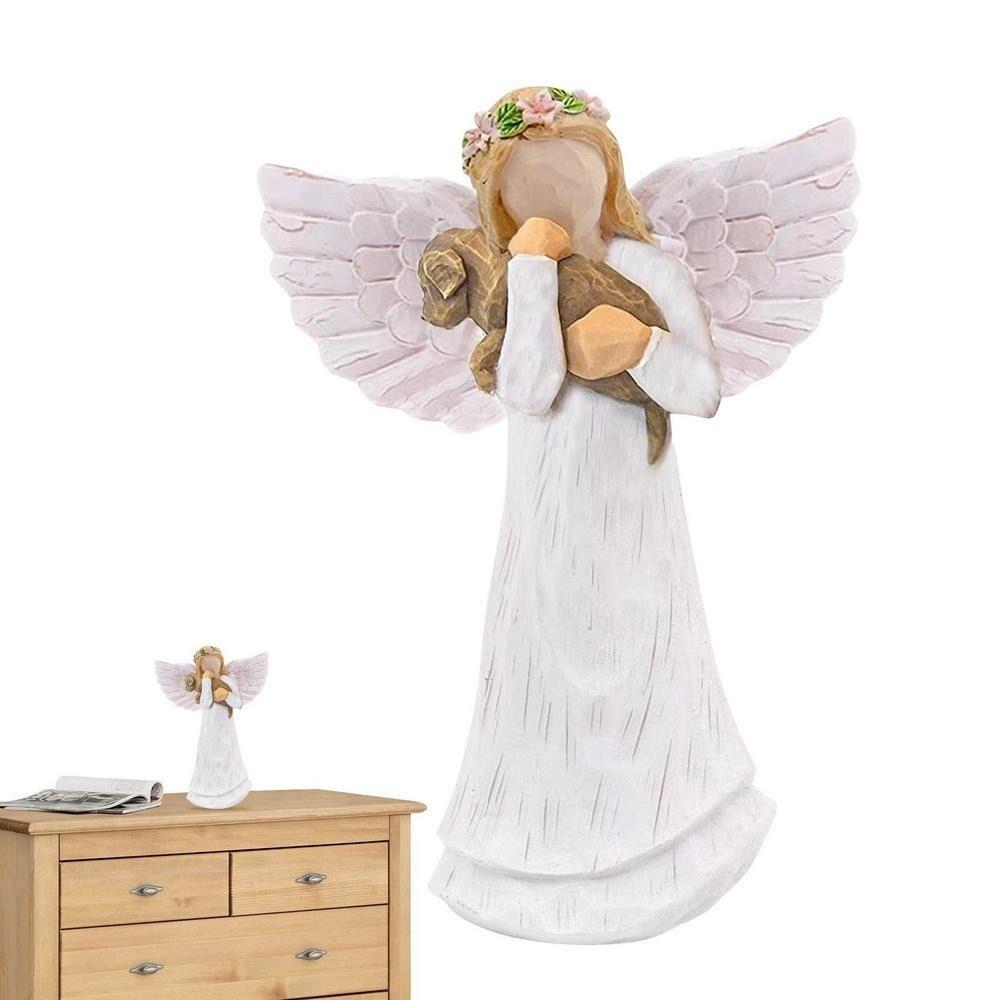 Handicraft White Winged Angel Figurines Fade-resistant Angel Door Frame Ornament Outdoor Angel
Handicraft White Winged Angel Figurines Fade-resistant Angel Door Frame Ornament Outdoor Angel
