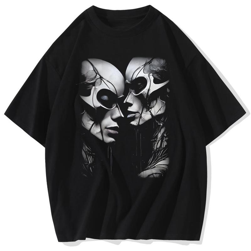 Skull Black T Shirt HipHop Men Tshirt Dark Wind Style Black Plus Size Tops Harajuku Yk Vintage Streetwear Mens Clothing Tops S
Skull Black T Shirt HipHop Men Tshirt Dark Wind Style Black Plus Size Tops Harajuku Yk Vintage Streetwear Mens Clothing Tops S