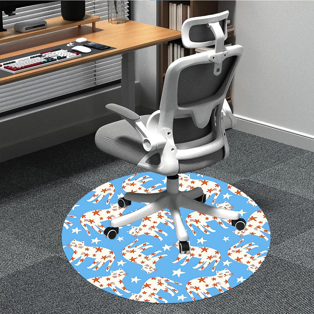 1pc Cat Stars Office Round Area Rug, Indoor Mat Suitable ForOffice, Under Office Chairs Bedroom Living Room Home Decor, Room Deco, D031 80cm by 80cm
1pc Cat Stars Office Round Area Rug, Indoor Mat Suitable ForOffice, Under Office Chairs Bedroom Living Room Home Decor, Room Deco, D031 80cm by 80cm