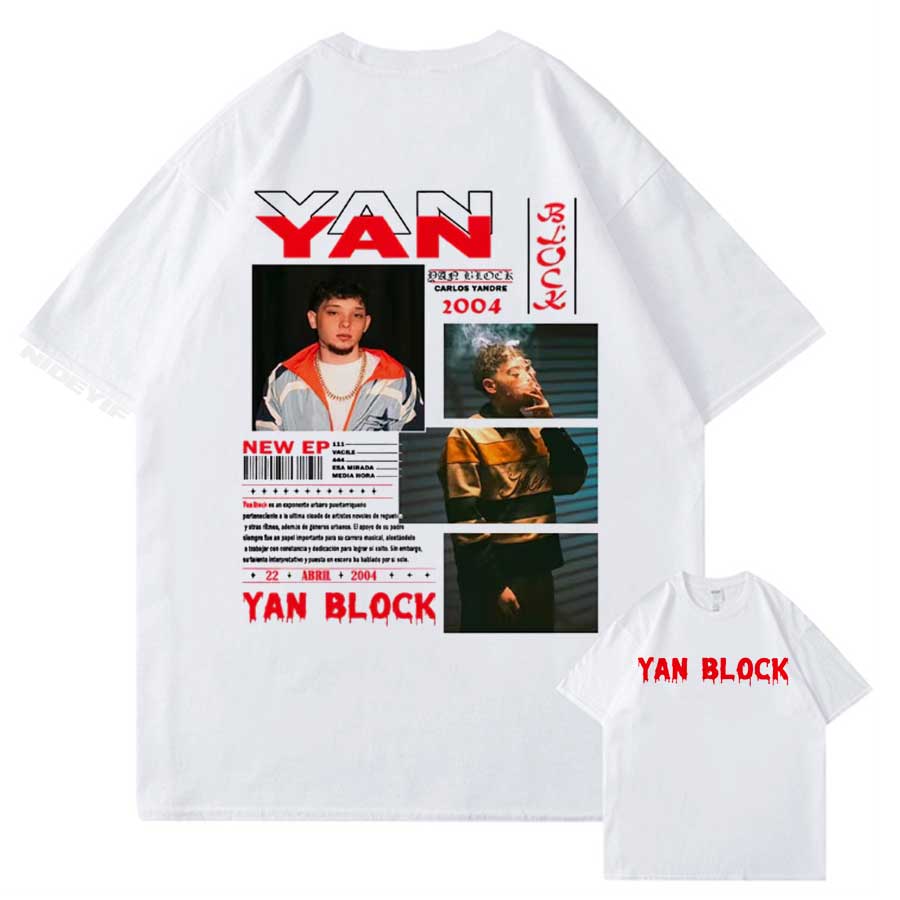 Rapper Yan Block Carlos Yandre Tour 2025 Merch T shirt for Unisex Women Hiphop Streetwear Oversized Tops 100 Cotton TShirt YB1 S
Rapper Yan Block Carlos Yandre Tour 2025 Merch T shirt for Unisex Women Hiphop Streetwear Oversized Tops 100 Cotton TShirt YB1 S