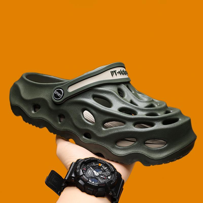 Stepping on shit feeling bag head hole shoes summer new wear breathable sports slippers casual outdoor beach sandals men 45 армія зелений колір
Stepping on shit feeling bag head hole shoes summer new wear breathable sports slippers casual outdoor beach sandals men 45 армія зелений колір