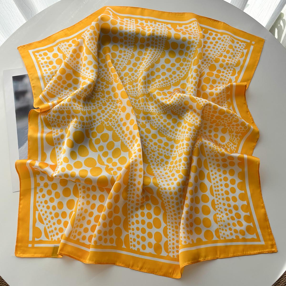 Luxury Square Scarf For Women Ladies Polka Dot Hijab 70*70cm Elegant Neckerchief Bandanas Soft Stain Faux Silk Scarves Shawl
Luxury Square Scarf For Women Ladies Polka Dot Hijab 70*70cm Elegant Neckerchief Bandanas Soft Stain Faux Silk Scarves Shawl
