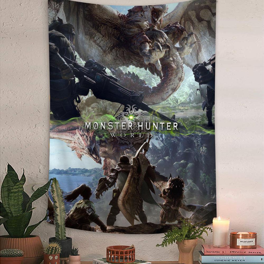 Monster Hunter Printed Large Wall Tapestry Cheap Hippie Wall Hanging Bohemian Wall Tapestries Mandala Home Decor 74x94cm(29x37in)
Monster Hunter Printed Large Wall Tapestry Cheap Hippie Wall Hanging Bohemian Wall Tapestries Mandala Home Decor 74x94cm(29x37in)