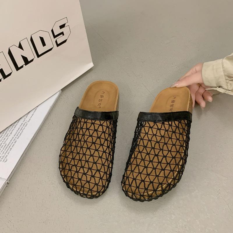 Полые плетеные полутапочки женские летние новые сетчатые сандалии сетка-рабица дышащие с закрытым носком сандалии 40 чёрный
Полые плетеные полутапочки женские летние новые сетчатые сандалии сетка-рабица дышащие с закрытым носком сандалии 40 чёрный