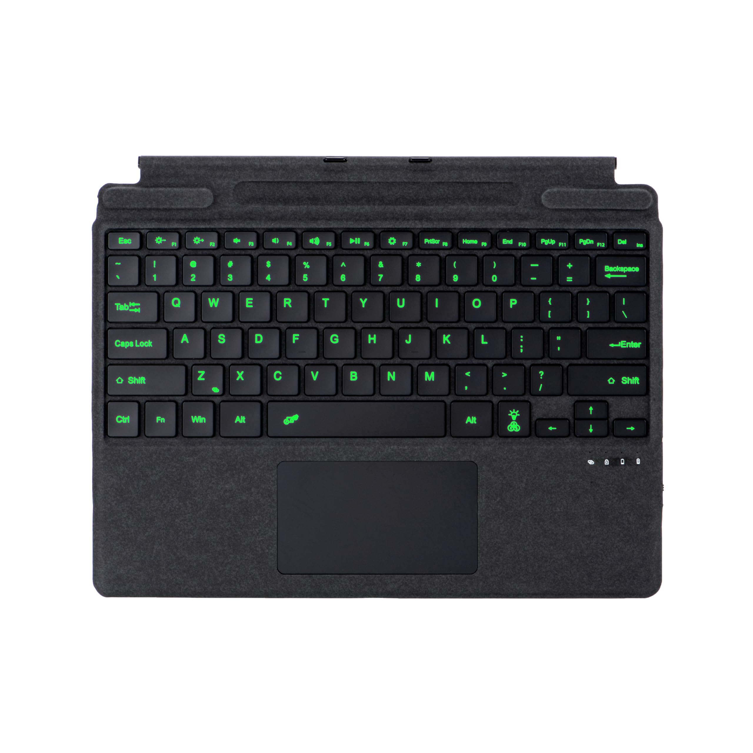 Type Cover for Microsoft Surface Pro 8, 9, 10 or X, Portable Slim Wireless Keyboard with Touchpad Tablet Keyboard (Black, Backlit)
Type Cover for Microsoft Surface Pro 8, 9, 10 or X, Portable Slim Wireless Keyboard with Touchpad Tablet Keyboard (Black, Backlit)