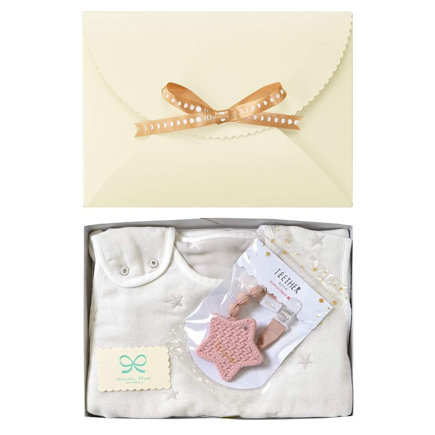 10mois Baby Shower Gift Set Fukufuku Gauze Baby length for newborns to 3 years old TEETHER pink - (6-ply gauze) Sleeper, 100% cotton, white, 58cm, +
10mois Baby Shower Gift Set Fukufuku Gauze Baby length for newborns to 3 years old TEETHER pink - (6-ply gauze) Sleeper, 100% cotton, white, 58cm, +