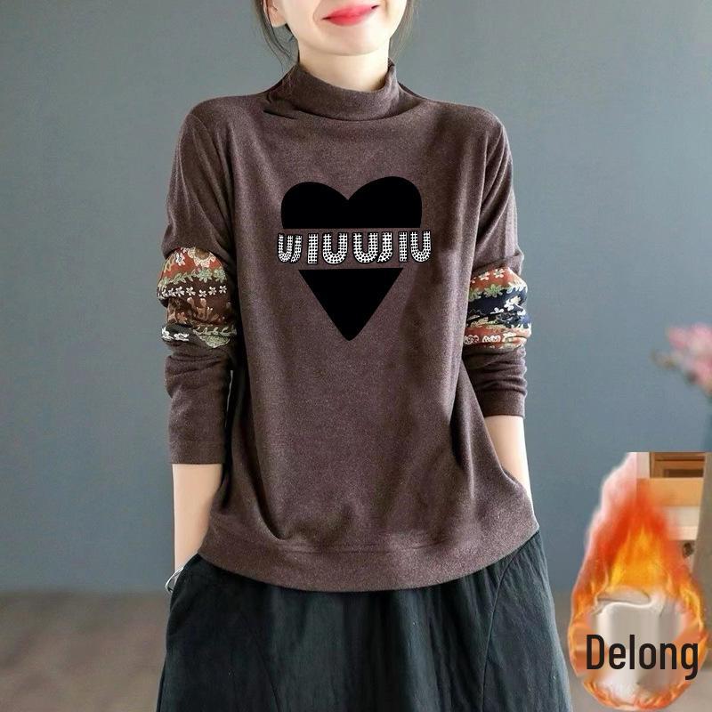 Luxury Double-Sided Velvet Long-Sleeve Retro Ethnic Print Top with Semi-High Collar and Plus Velvet Warmth. L (100-115 lbs)
Luxury Double-Sided Velvet Long-Sleeve Retro Ethnic Print Top with Semi-High Collar and Plus Velvet Warmth. L (100-115 lbs)