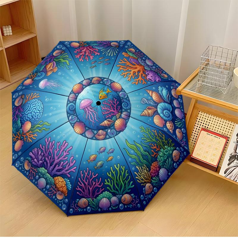 Ocean Heart Pendant Printed umbrella windproof folding umbrella portable sun and rain umbrella suitable for gifting
Ocean Heart Pendant Printed umbrella windproof folding umbrella portable sun and rain umbrella suitable for gifting