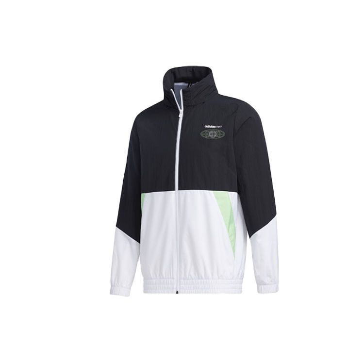Adidas Neo Colorblock Ветровка с капюшоном Мужская верхняя одежда Черный Белый GL7187
Adidas Neo Colorblock Ветровка с капюшоном Мужская верхняя одежда Черный Белый GL7187